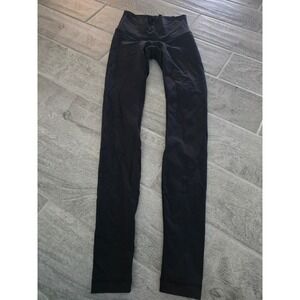 Lululemon Black‎ High Rise Leggings Women Activewear Athletic Size 4 Full Length